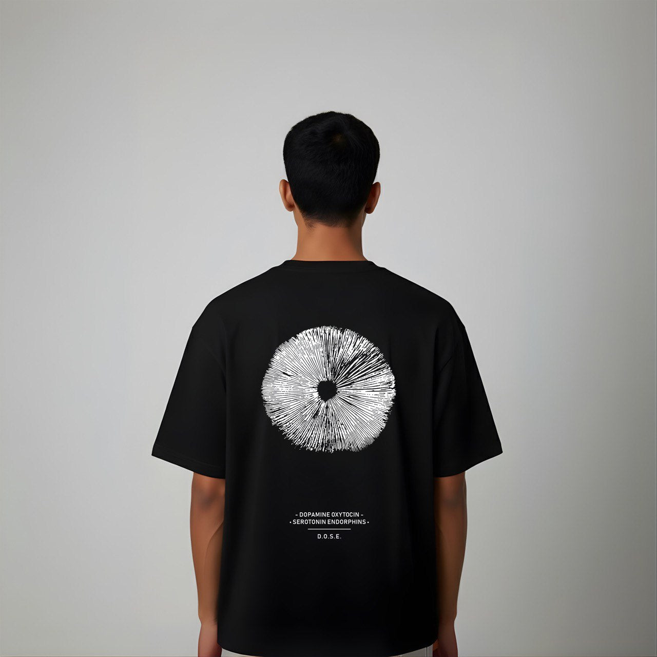 Real Magic-Mushroom (Psilocybin) Spore Print T-Shirt